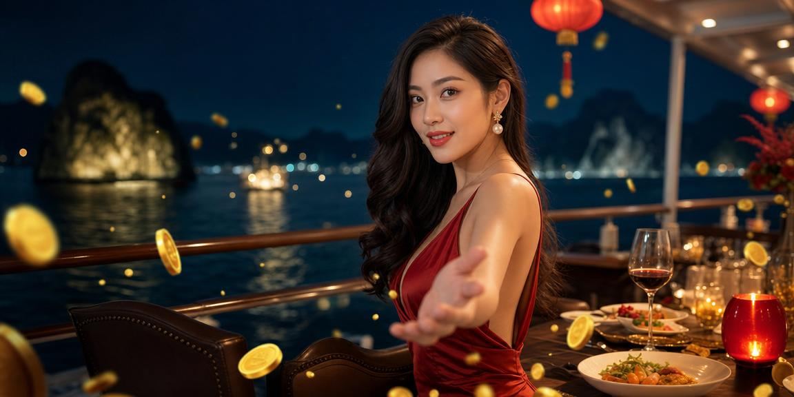 Không khí lễ hội cá cược casino tại Vịnh Hạ Long với khung cảnh biển hùng vĩ