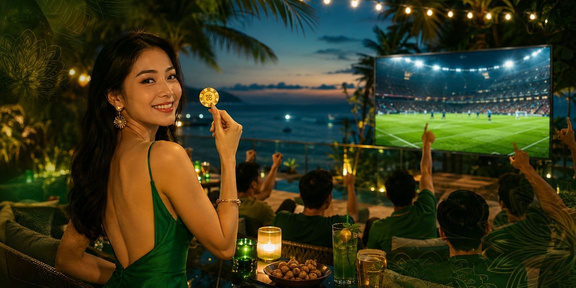 Người dùng tham gia cá cược và trò chơi trực tuyến an toàn tại Phú Quốc với thiên nhiên xanh